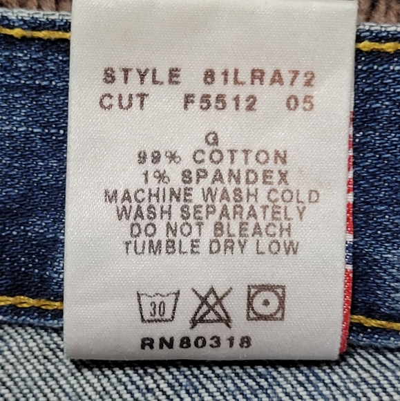 Lucky Brand Womens Sweet and Low Distressed Bootcut 14 31 - Picture 12 of 16